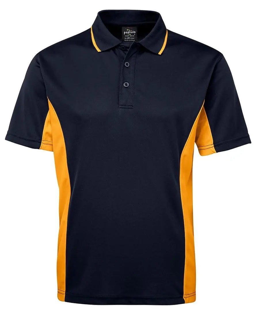 JB'S Contrast Polo 7PP - Simply Scrubs Australia Navy-Gold-5XL